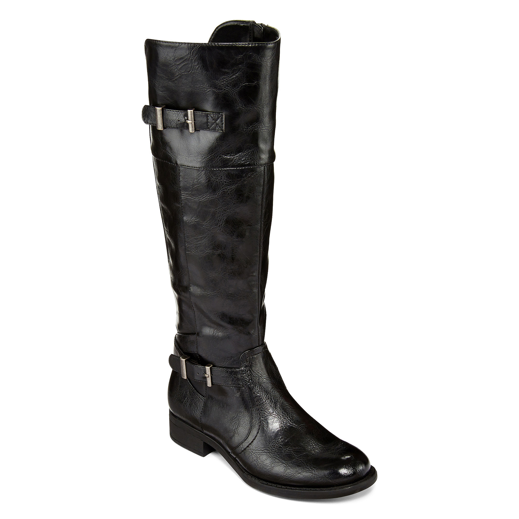 UPC 718987369248 product image for Yuu Rocio Double-Buckle Womens Riding Boots | upcitemdb.com