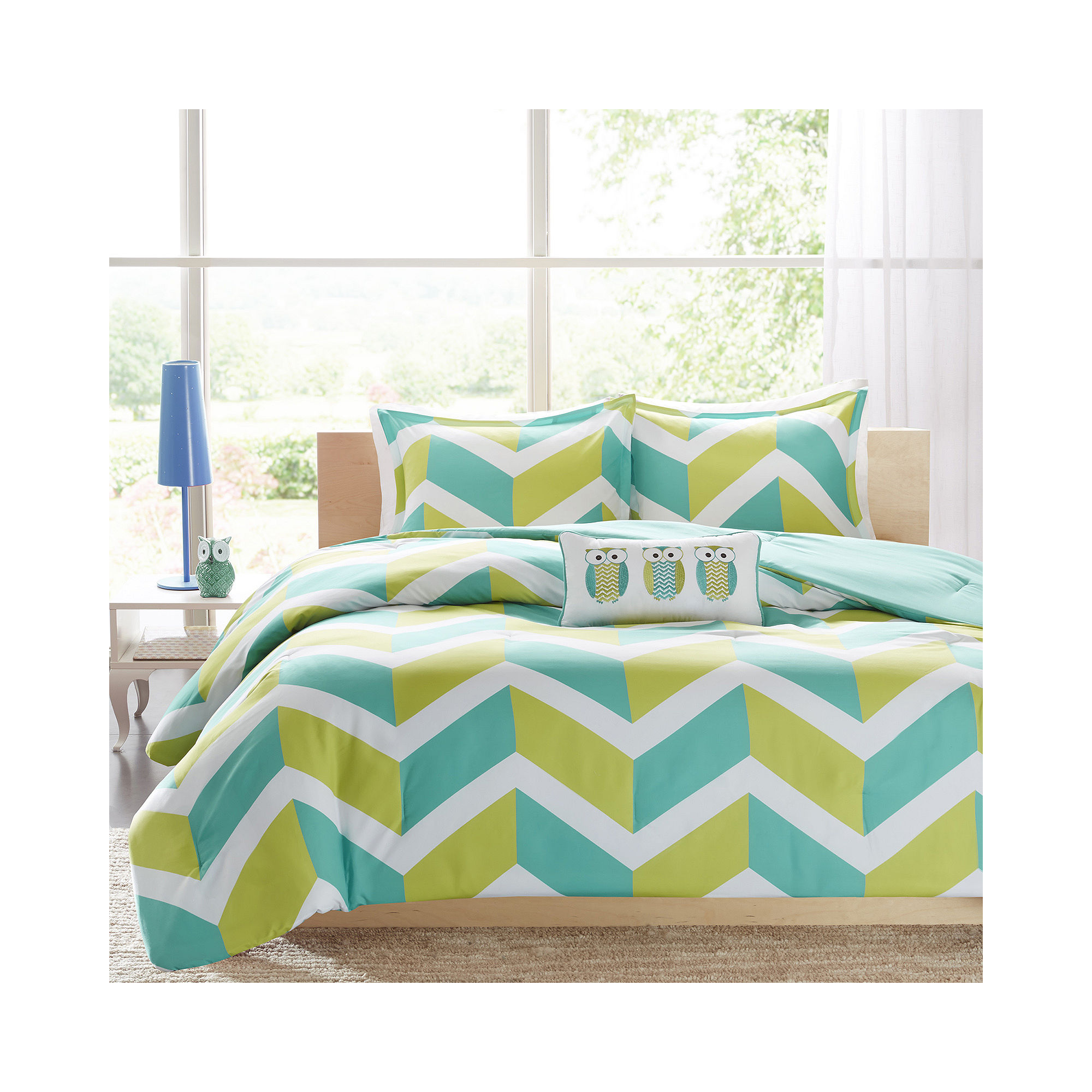 Mi Zone Holly Chevron Comforter Set