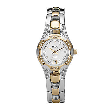 Relic® Womens Mother-of-Pearl Watch ZR11761  