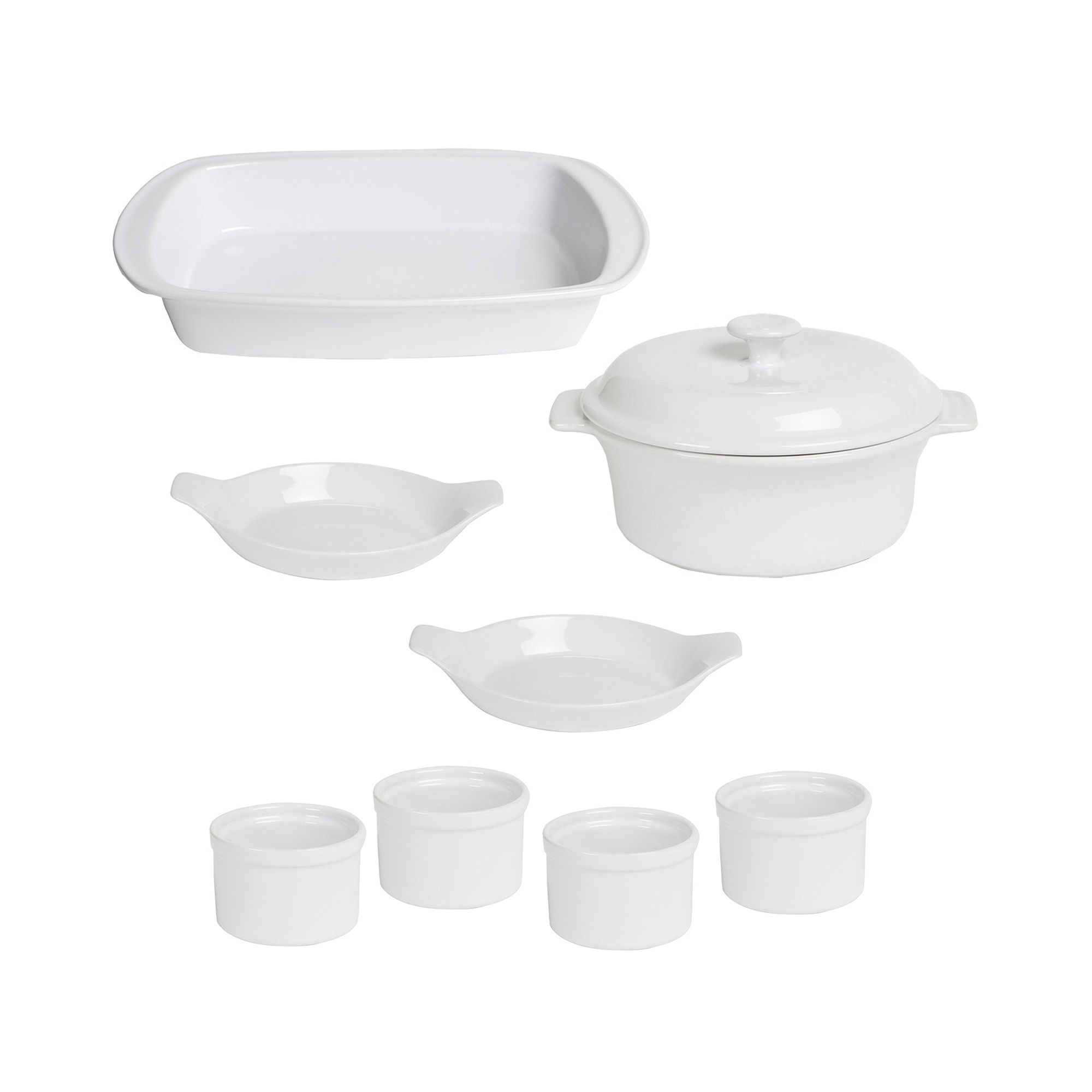 Anchor Hocking Company 9-pc. Ceramic Bakeware Set