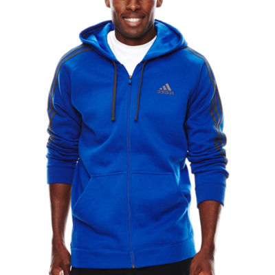 adidas blue zip up