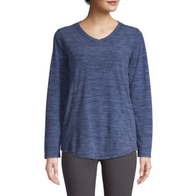 v neck fleece sweatshirt