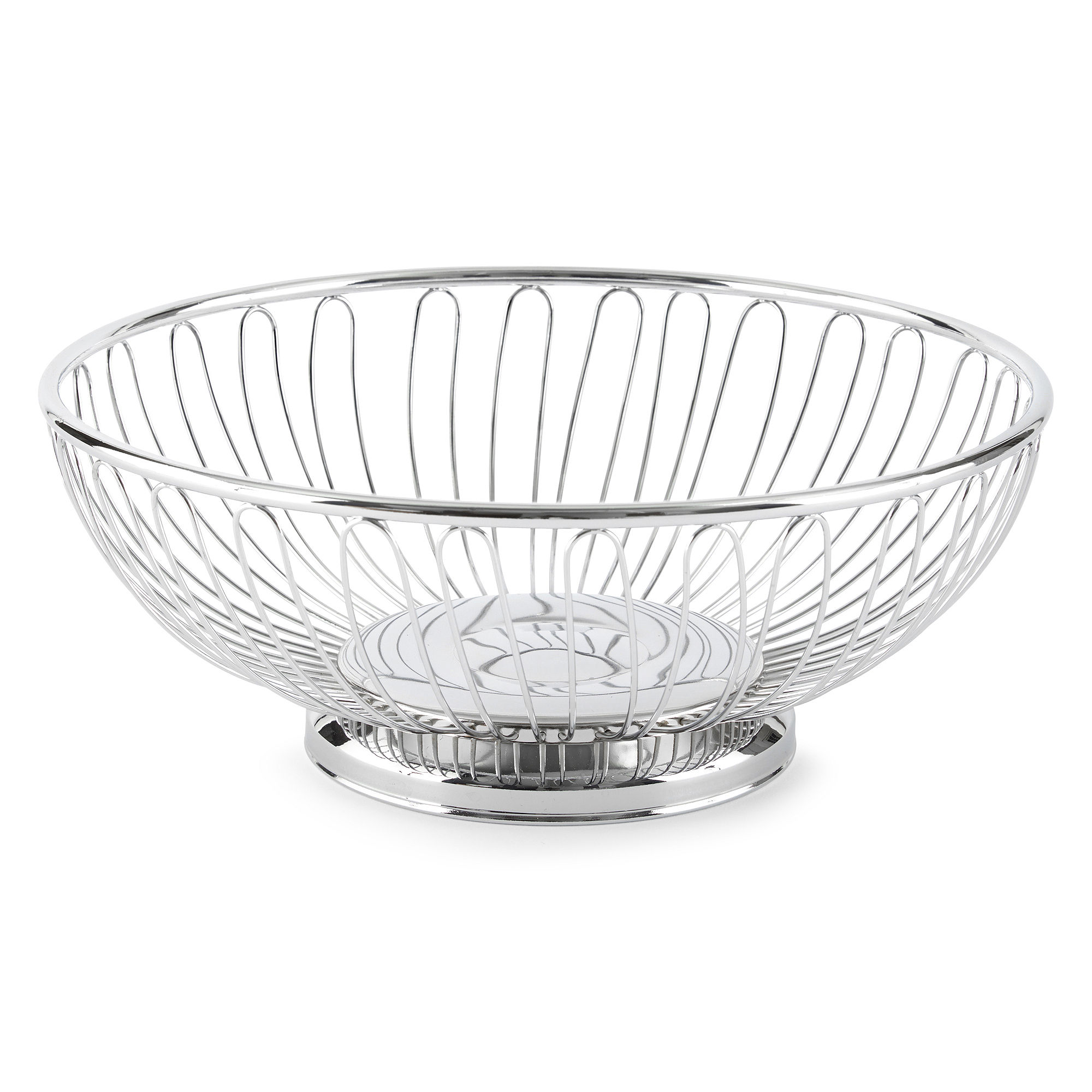 UPC 044228030388 product image for International Silver Round Wire Basket | upcitemdb.com