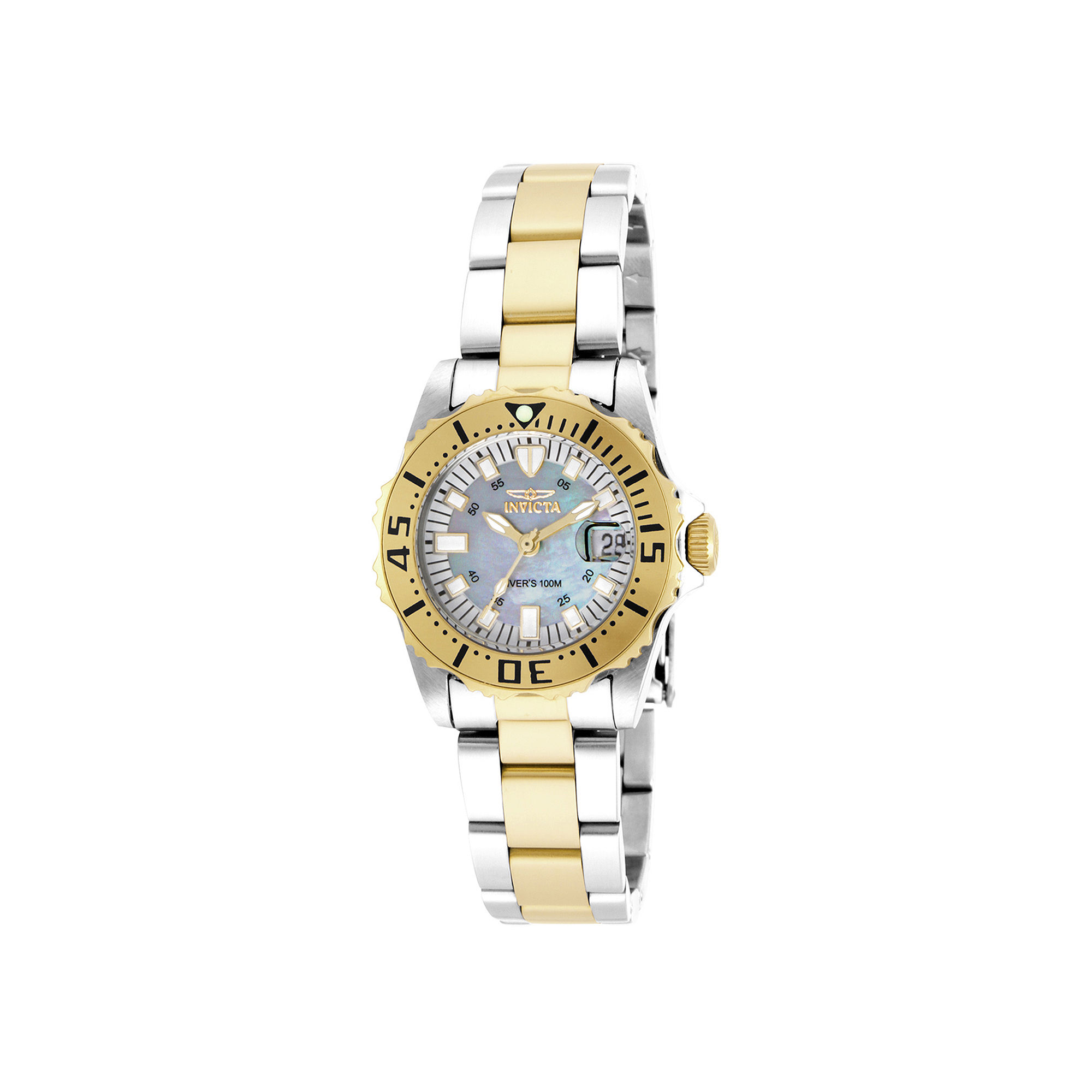 UPC 886678212255 product image for Invicta Pro Diver Womens Two-Tone Stainless Steel Sport Watch 17383 | upcitemdb.com