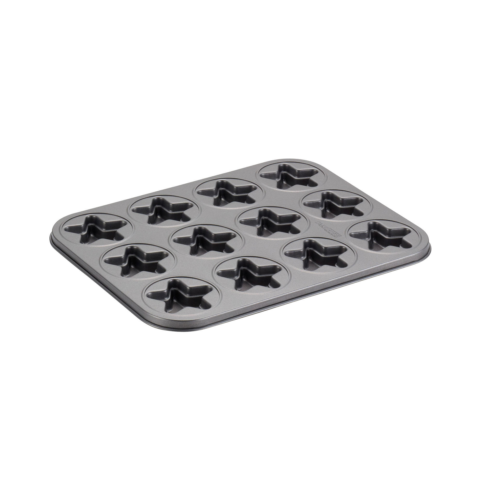 Cake Boss Specialty Bakeware 12-Cup Molded Star Nonstick Cookie Pan