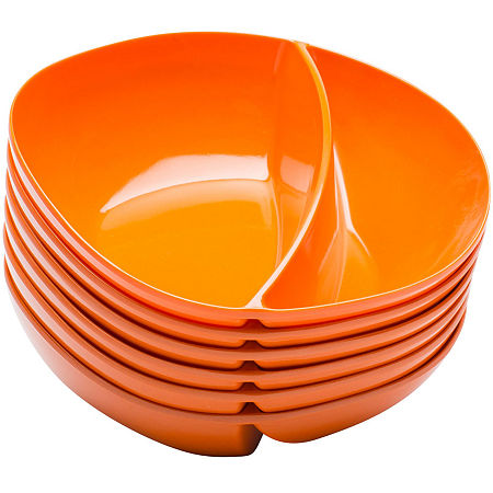 UPC 707226721718 product image for Zak Designs Moso Set of 6 Divided Bowls | upcitemdb.com