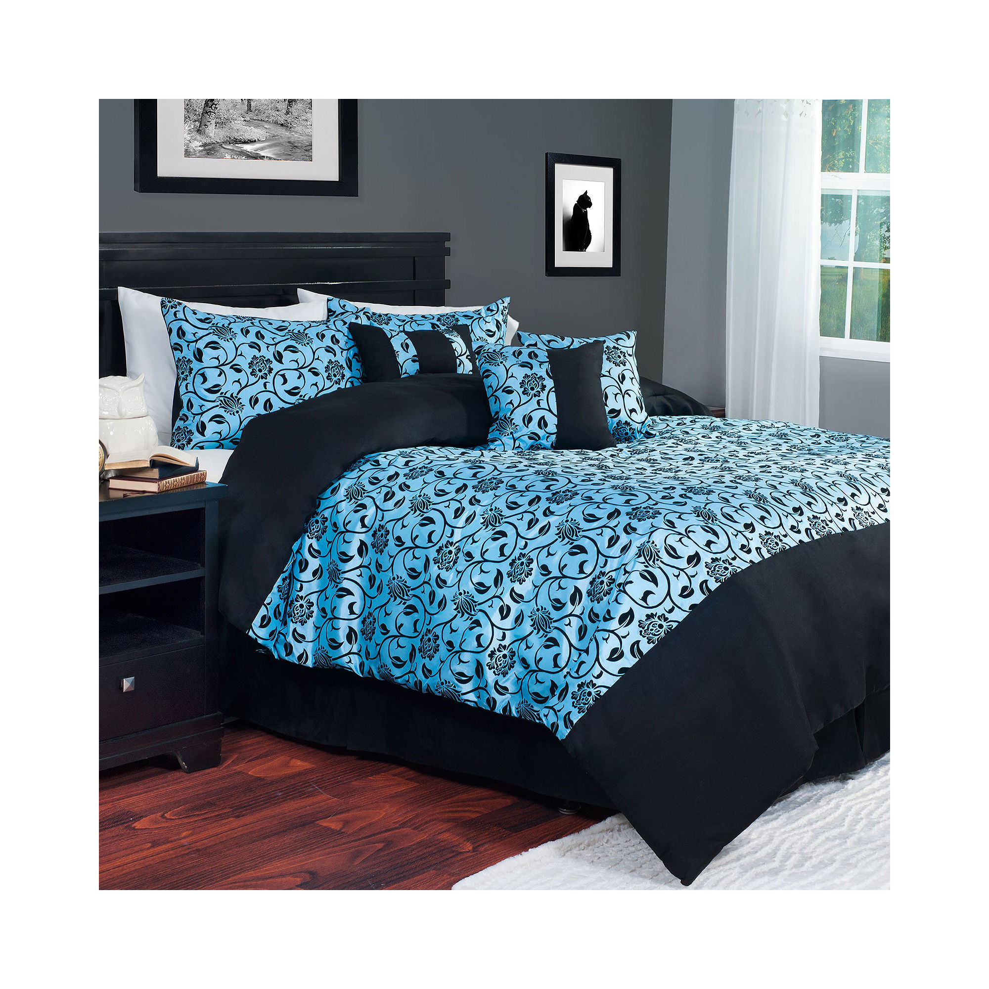 Cambridge Home Victoria 7-pc. Damask Comforter Set