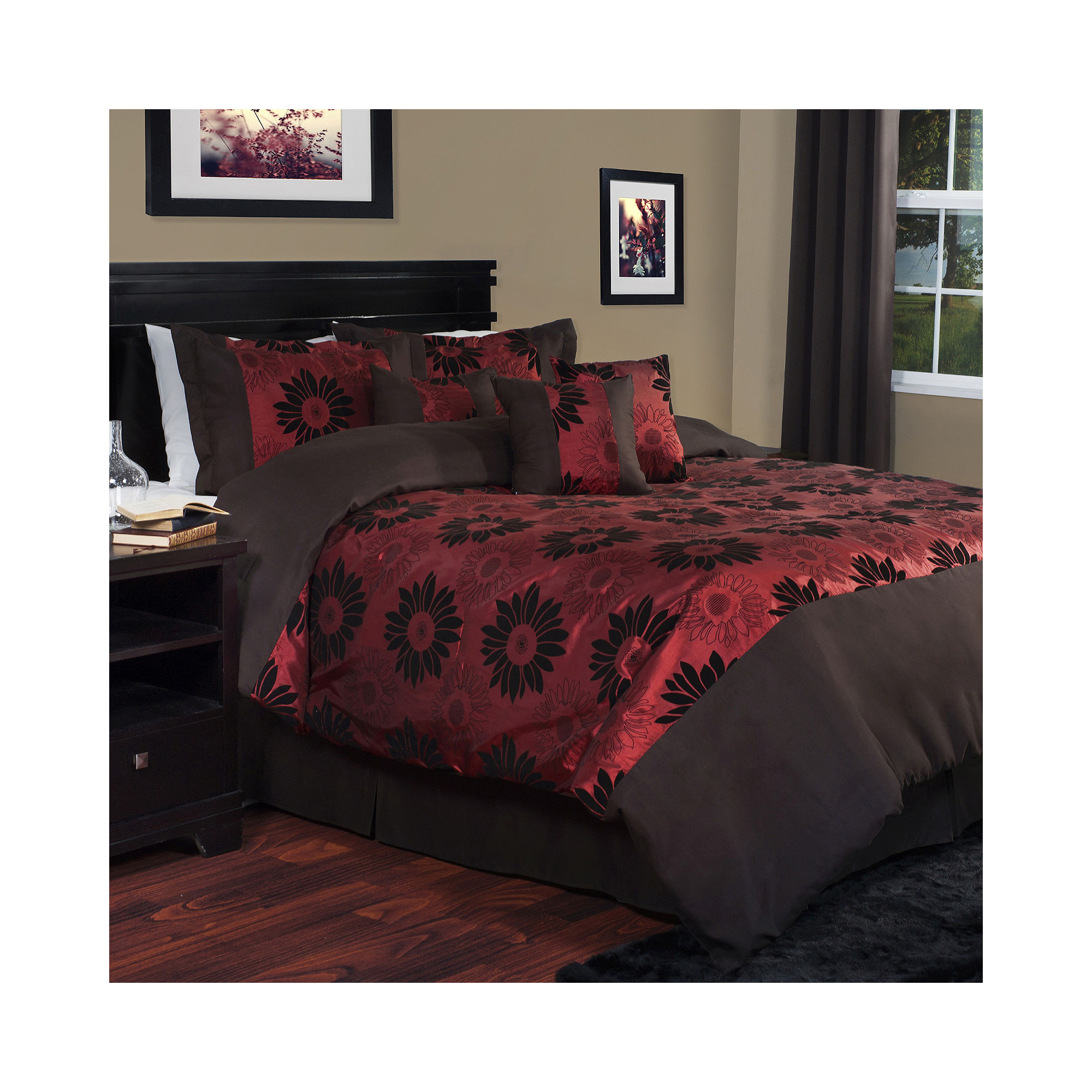 Cambridge Home Kiera 7-pc. Floral Comforter Set