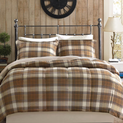 Woolrich Lumberjack Plaid Softspun DownAlternative Comforter Set