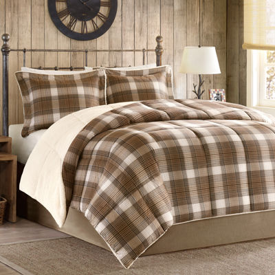 Woolrich Lumberjack Plaid Softspun DownAlternative Comforter Set