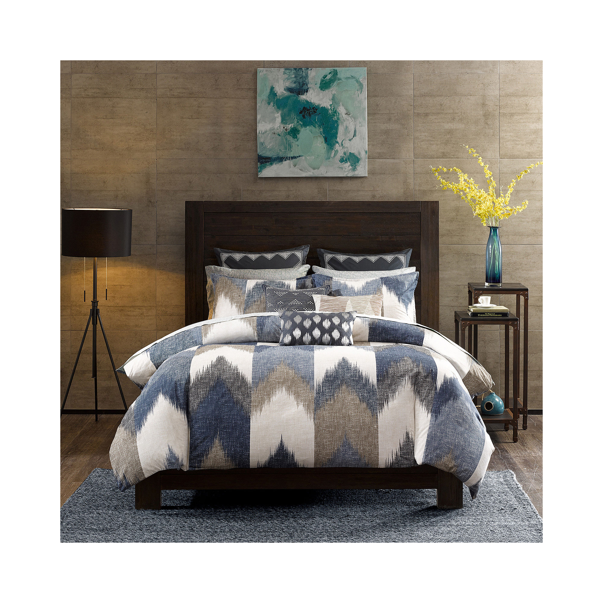 INK+IVY Alpine Chevron 3-pc. Comforter Set