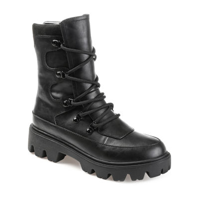 journee collection womens terrain block heel booties