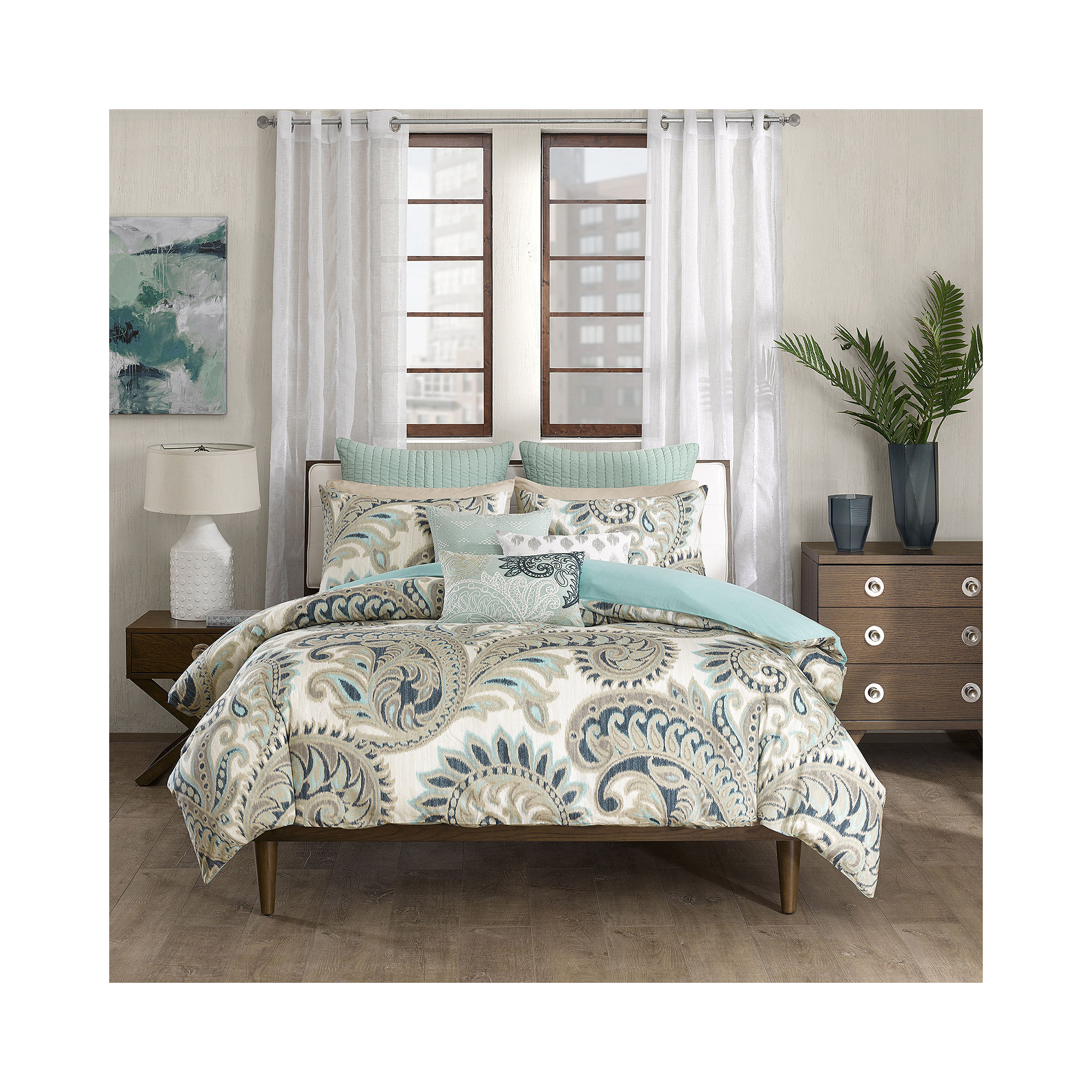 INK+IVY Mira Paisley 3-pc. Comforter Set