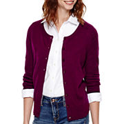 Stylus™ Long-Sleeve Button-Front Cardigan - Tall