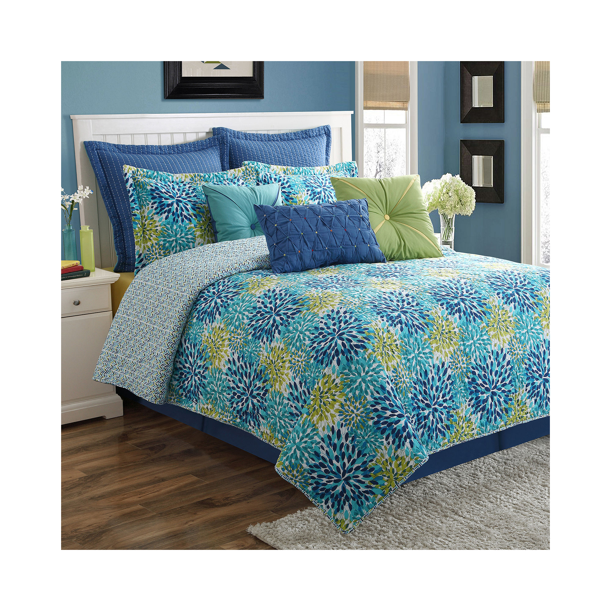 Fiesta Calypso Starburst Reversible Comforter Set