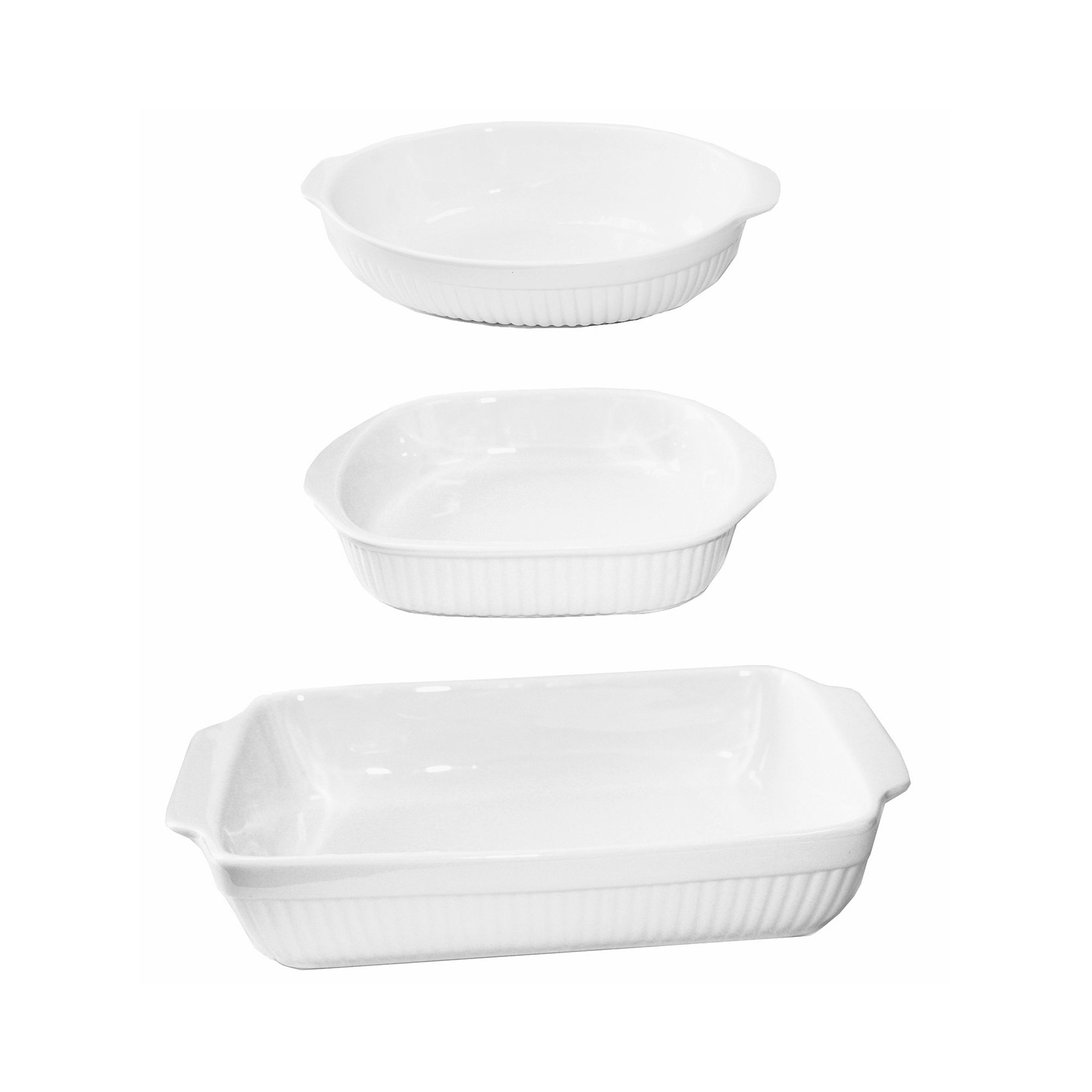 BergHOFF Bianco 3-pc. Porcelain Bakeware Set