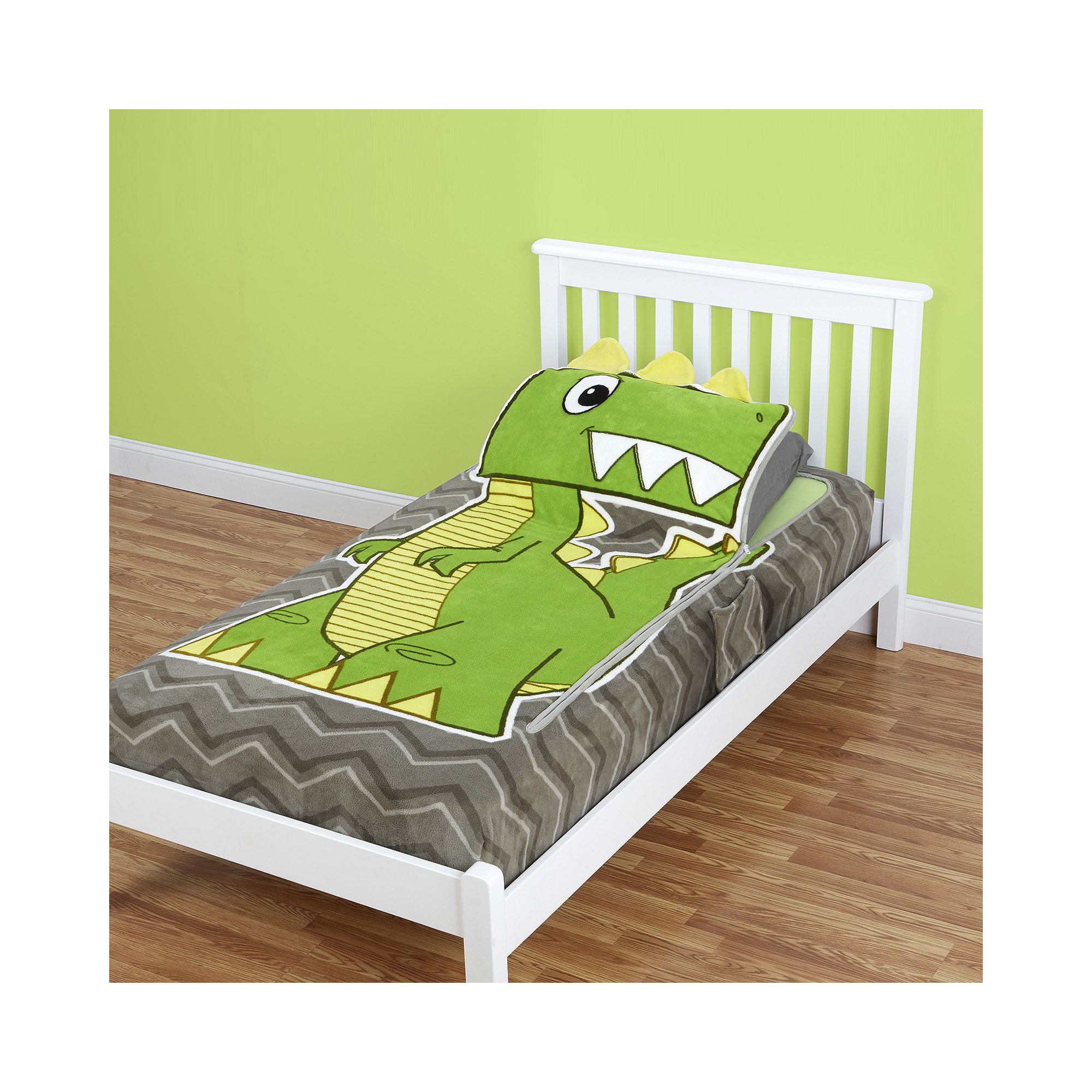 UPC 801561126167 product image for As Seen On TV ZippySack Dino Fitted Fleece Blanket | upcitemdb.com