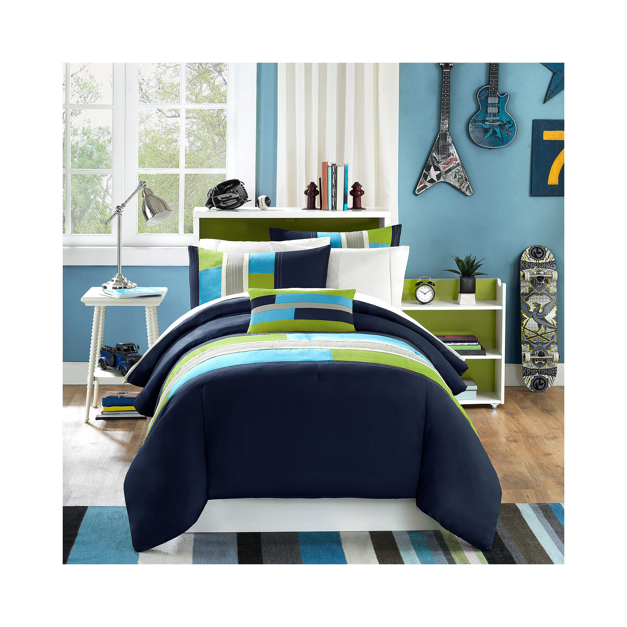 Mi Zone Switch Colorblock Comforter Set