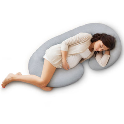 c shaped pregnancy pillow