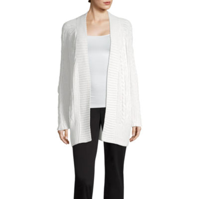 liz claiborne womens long sleeve open front cardigan