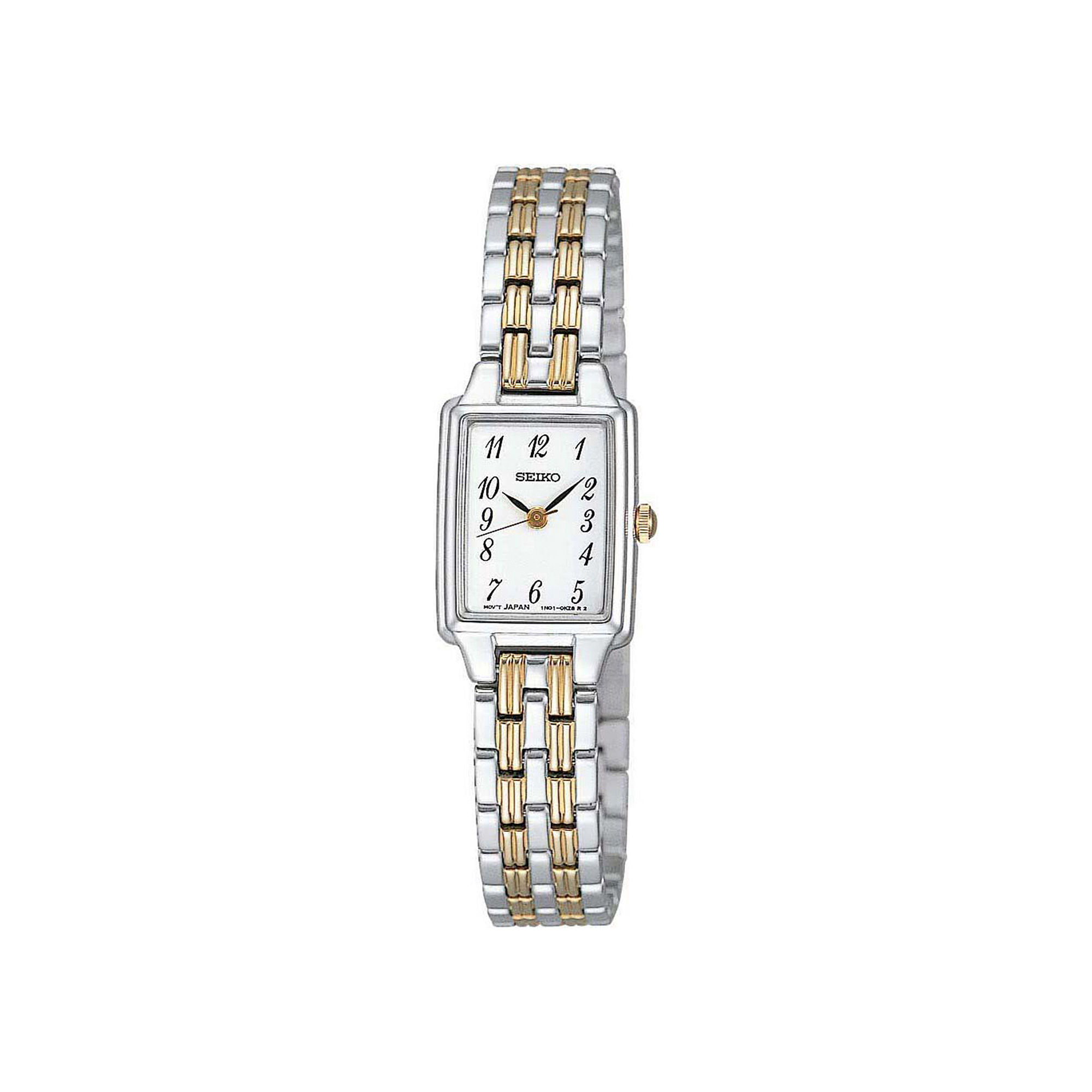 Seiko Womens Two-Tone Stainless Steel Bracelet Watch SXGL61