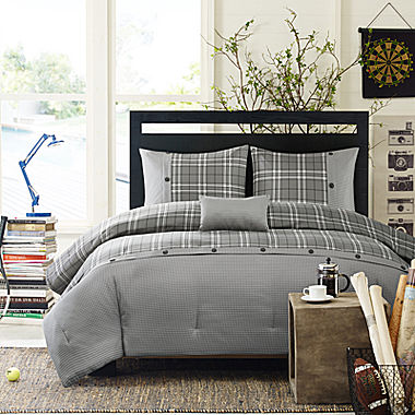 Intelligent Design Campbell Plaid Comforter Set +