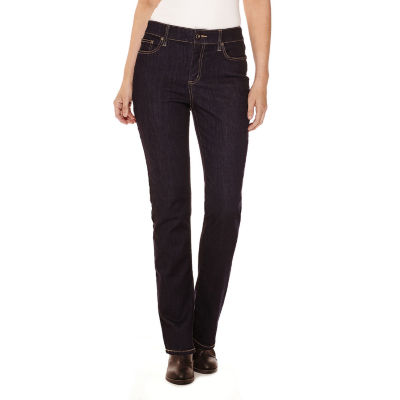 Bay Womens Mid Rise Straight Leg Jean 