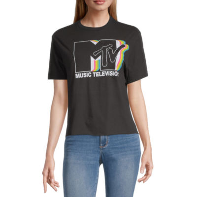 mtv shirt black