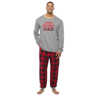 Mens 2-Piece Dad Bod T-Shirt & Shorts Sleepwear Pajama Set 