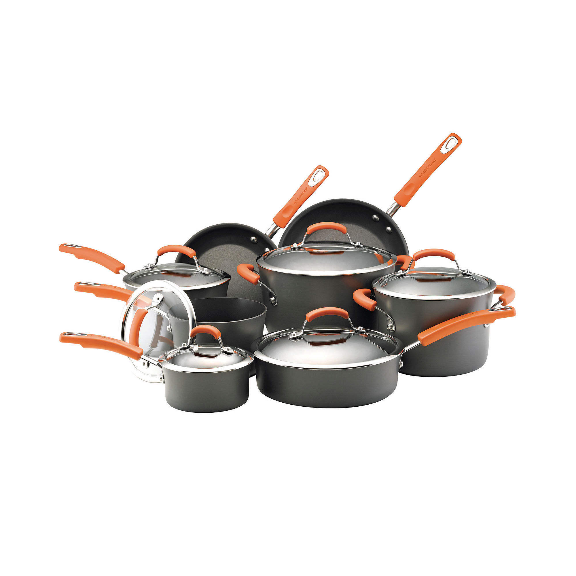Rachael Ray 14-pc. Hard-Anodized Nonstick Cookware Set
