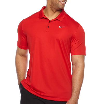 nike red polo shirt mens