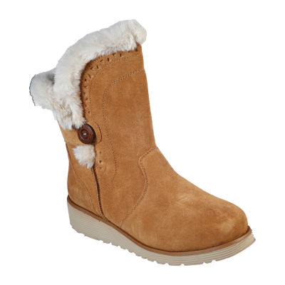 winter boots with wedge heel