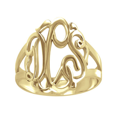 14k Gold-Filled. Order Any Name Personalized Monogrammed Ring 