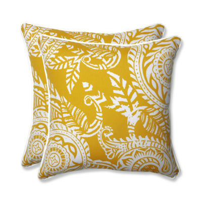 Pillow Perfect Addie Square Outdoor Pillow - Set of 2 - JCPenney
