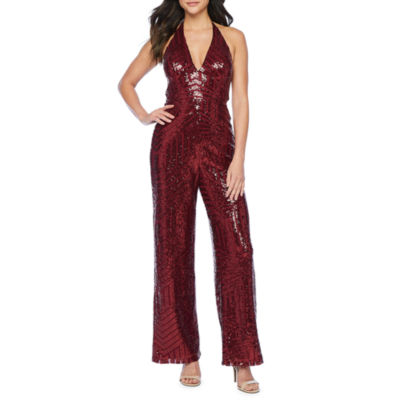 jcpenney sequin jumpsuit