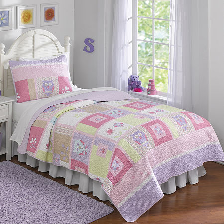 Happy Owls Quilt Set