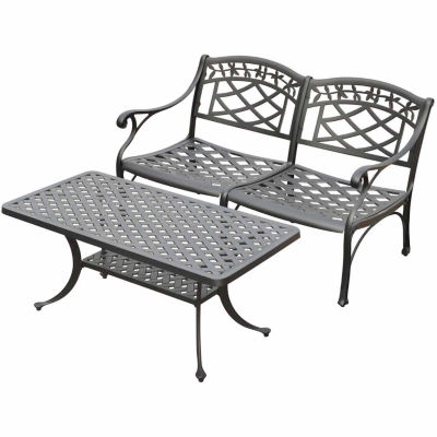 Crosley Sedona Cast Aluminum 2 Pc Conversation Set Jcpenney Color Black