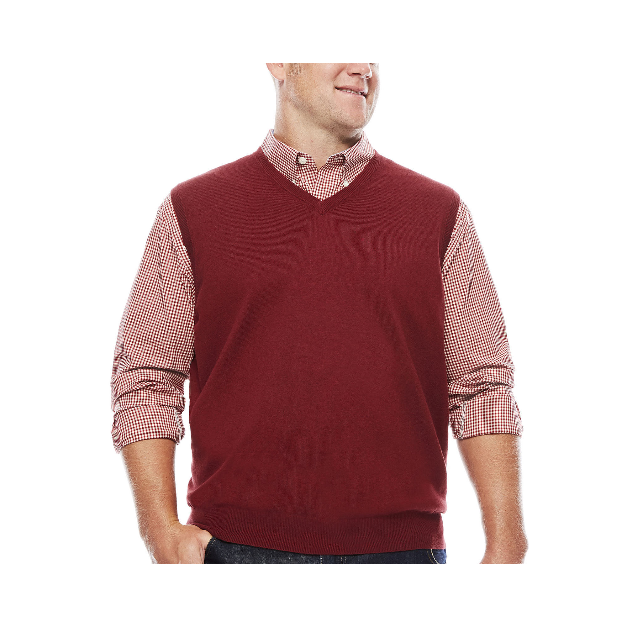 UPC 015844825580 IZOD Fieldhouse VNeck Sweater Vest Big & Tall