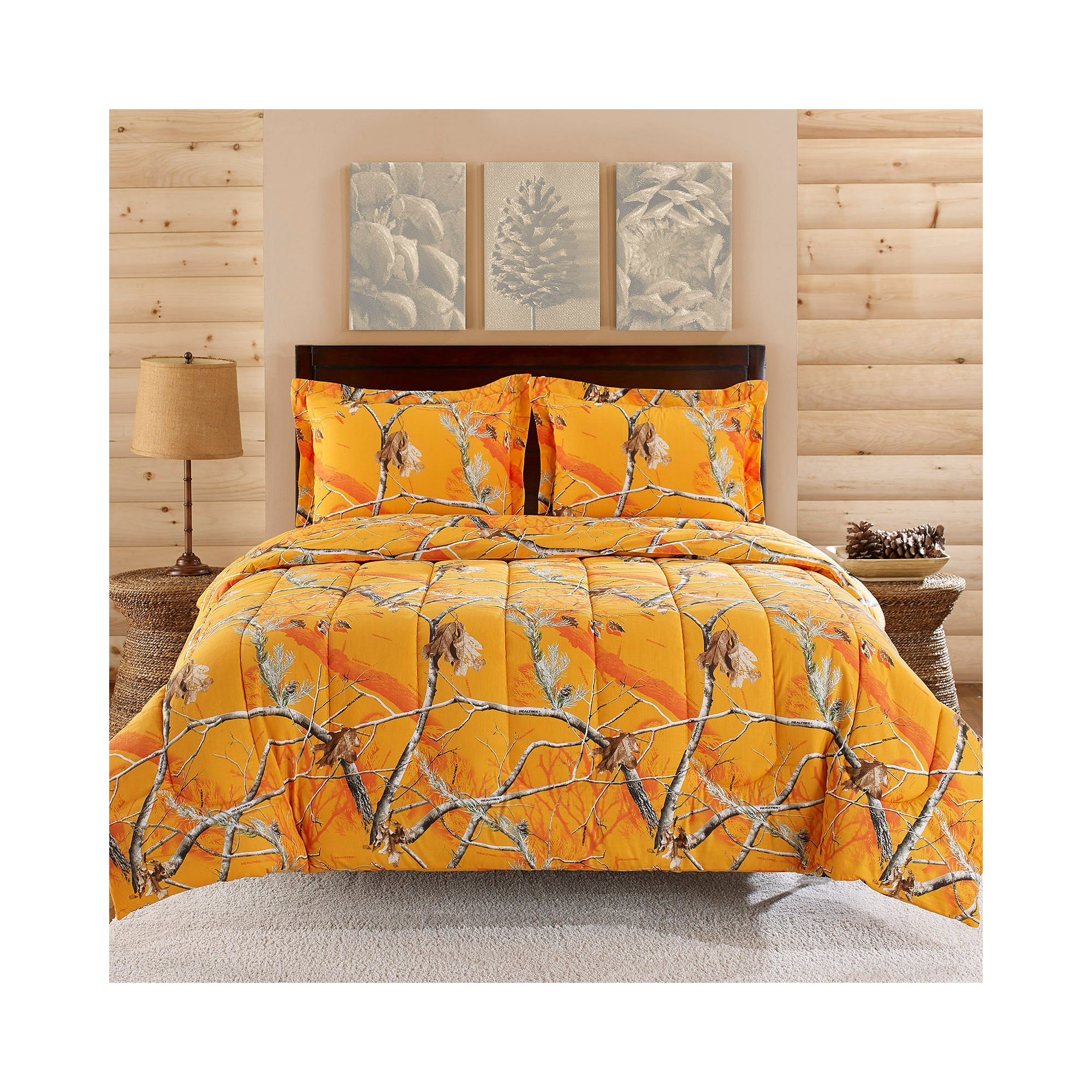 Real Tree Brights Camo Comforter Set