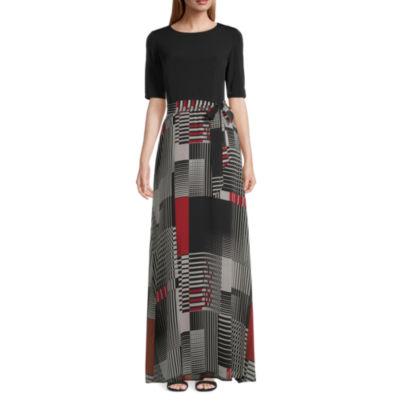 jcpenney black maxi dress