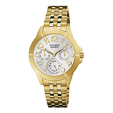 Citizen® Eco-Drive® Womens Gold-Tone Stainless Steel Bracelet