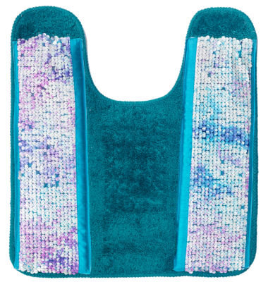 aqua bath rug