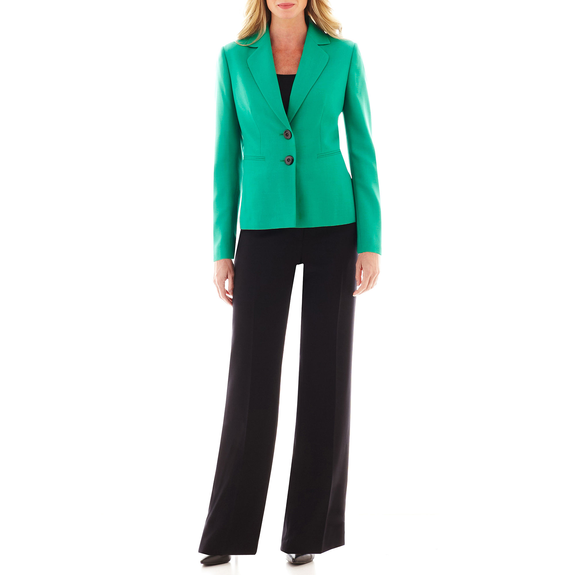 UPC 008875673848 product image for Black Label by Evan-Picone Notch-Collar Pant Suit | upcitemdb.com