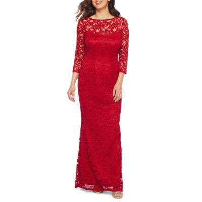 jcpenney red lace dress