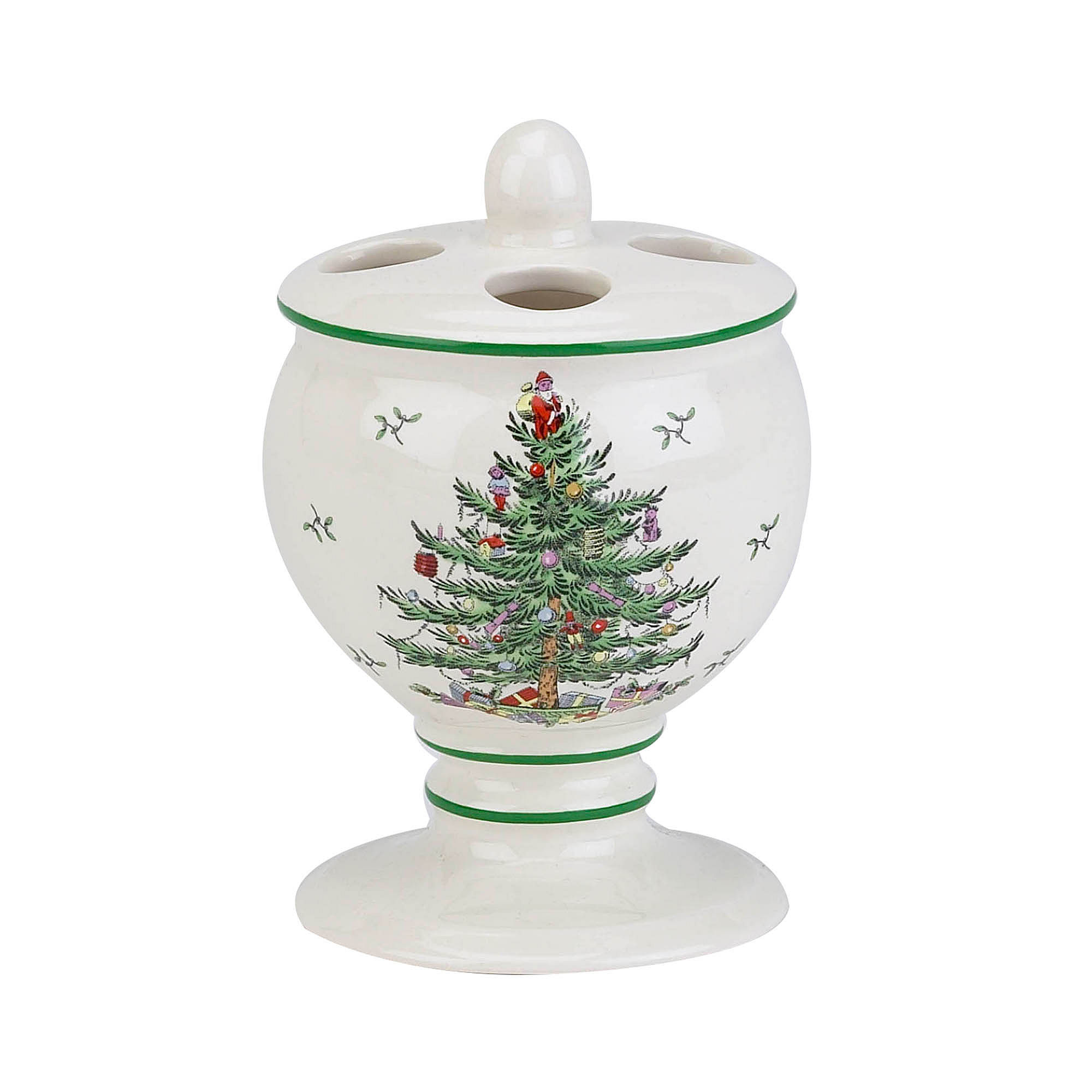 UPC 021864316595 product image for Spode Christmas Tree Toothbrush Holder | upcitemdb.com