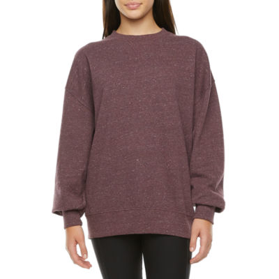 arizona juniors womens crew neck long sleeve sweatshirt