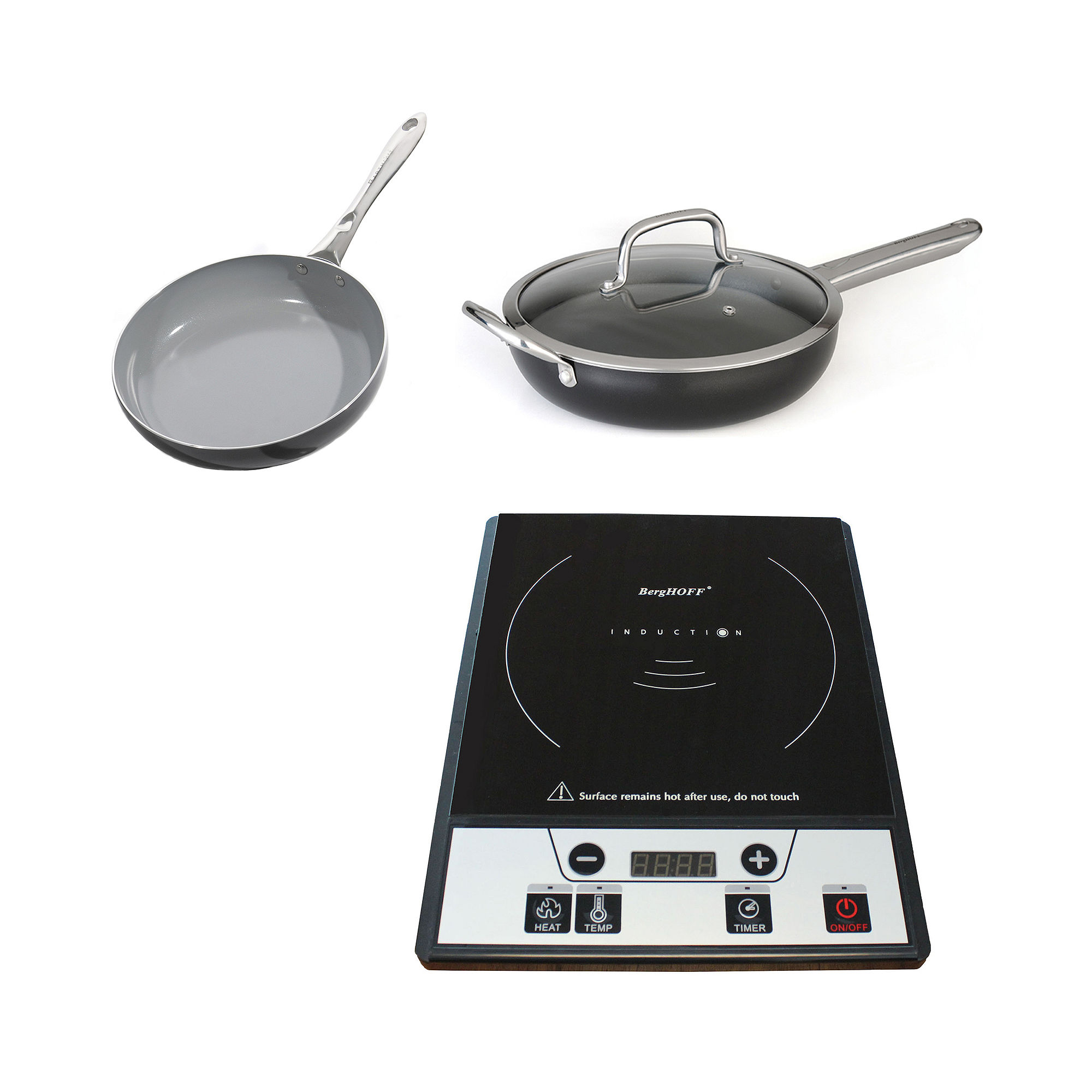 BergHOFF 3-pc. Induction Stove and Cookware Set