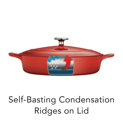Tramontina Gourmet 4 qt Enameled Cast Iron Covered Braiser