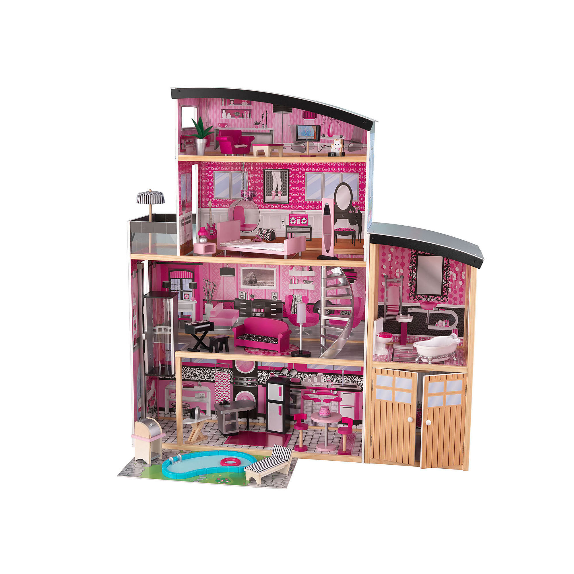 KidKraft Sparkle Mansion Dollhouse with Furniture