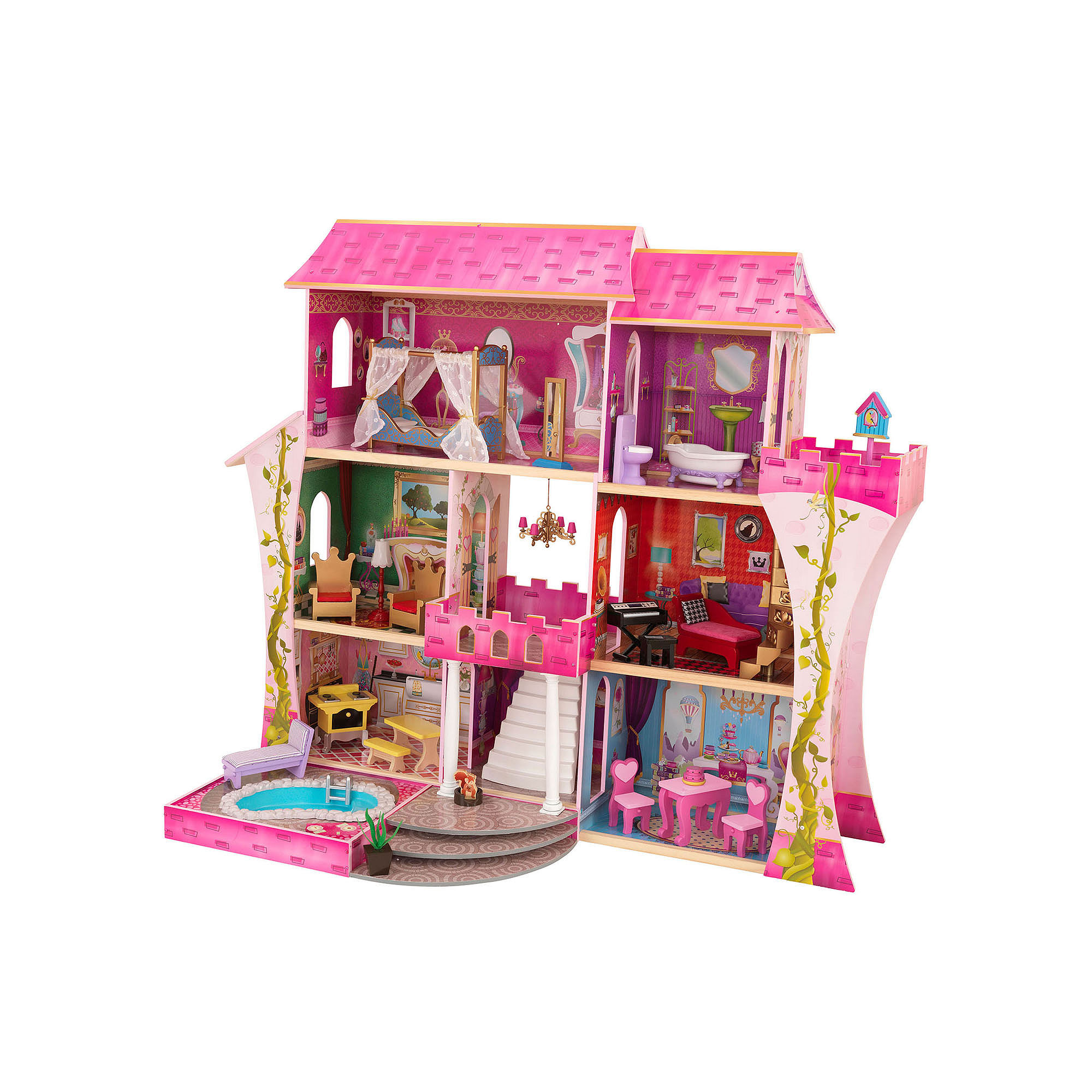 KidKraft Once Upon a Time Dollhouse with Furniture